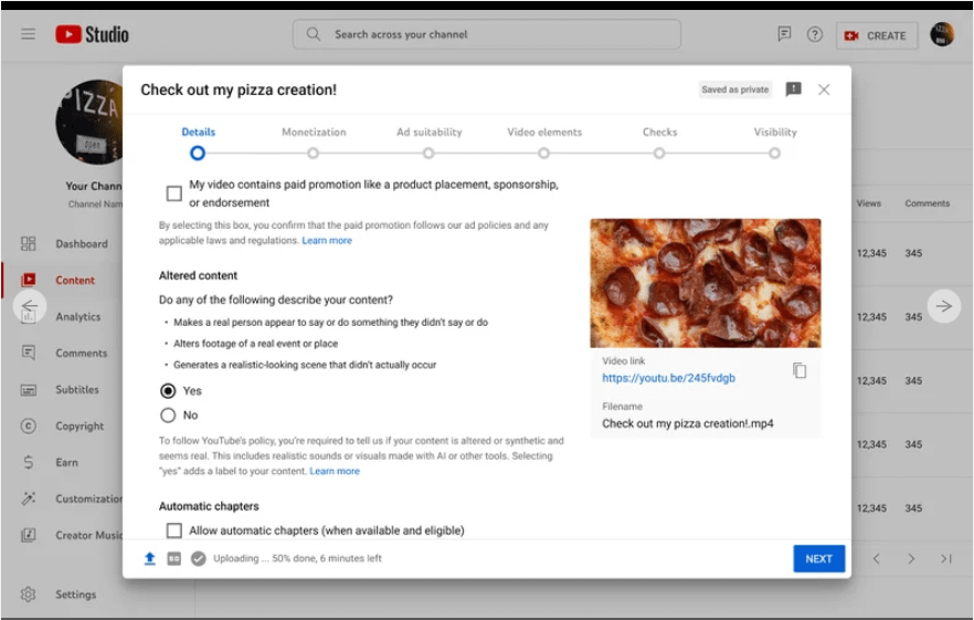 youtube ia